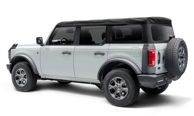 Bushwacker 21-22 Ford Bronco (2/4 portes) Trail Armor Coin arrière (2 pièces arrière) - Tex. Noir