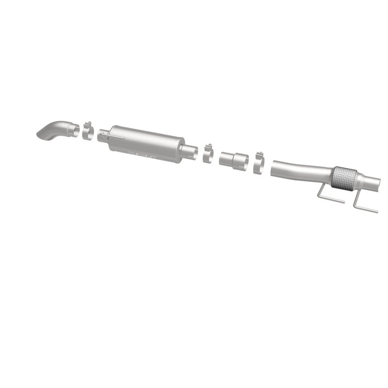 Cat-Back MagnaFlow, SS, 2,5/3 po, pneu avant-arrière rabattable 2015 Ford F150 2,7 L V6T Ext Cab