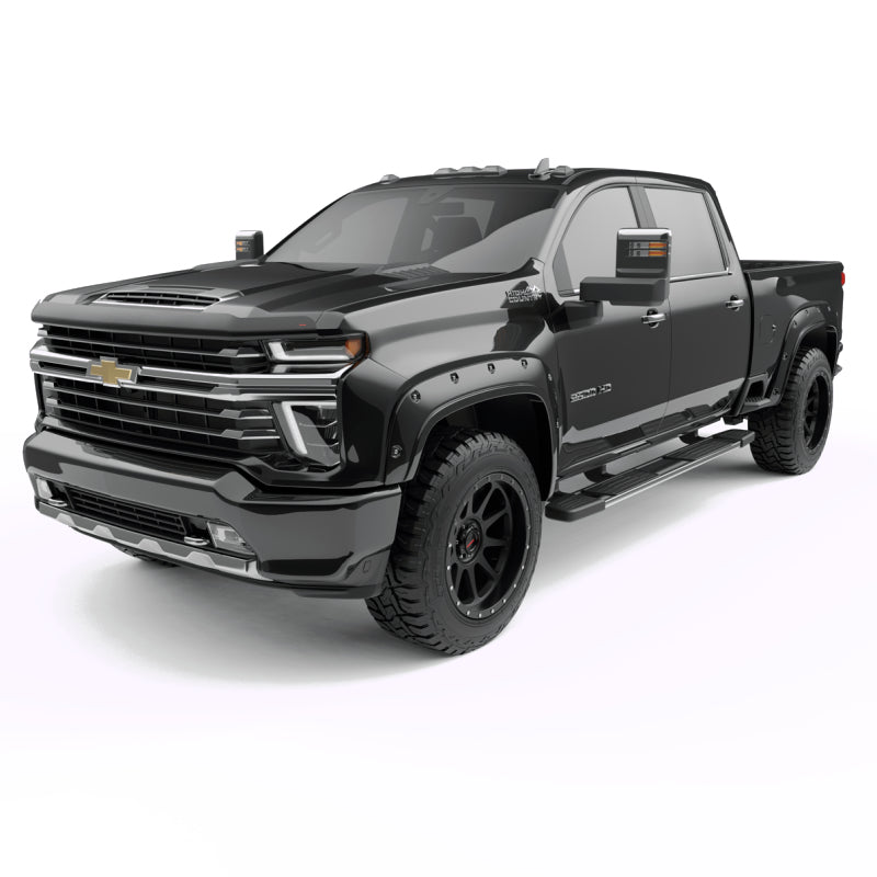 EGR 20-23 Chevrolet Silverado 2500Hd/3500Hd Traditional Bolt-On Look Fender Flares Black Set Of 4