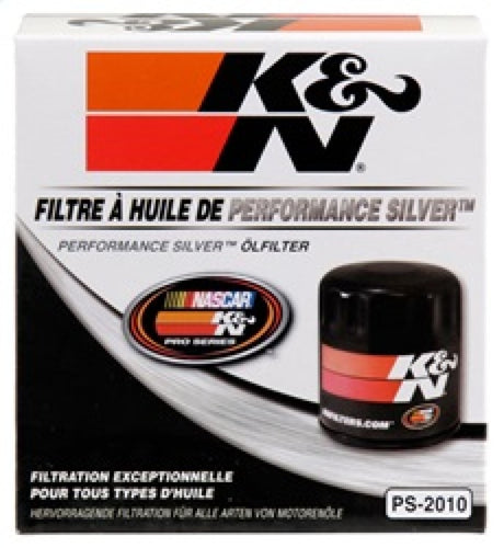 Filtre à huile K&amp;N pour Ford/Lincoln/Mercury/Mazda/Chrysler/Dodge/Jeep/Cadillac/Ram 3,656 po de diamètre extérieur x 4 po de hauteur