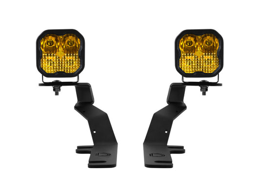 Diode Dynamics 15-20 Ford F-150/Raptor Sport SS3 LED Ditch Light Kit - Yellow Combo