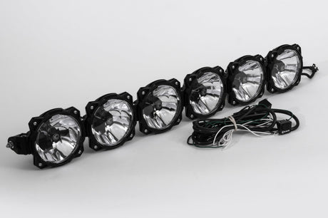 Barre lumineuse suspendue à DEL KC HiLiTES Yamaha YXZ1000R 39 po Pro6 Gravity à 6 lampes et faisceau combiné de 120 W