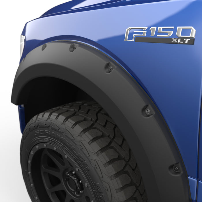 Élargisseurs d'ailes boulonnés EGR 2018 pour Ford F-150 - Ensemble - Noir mat