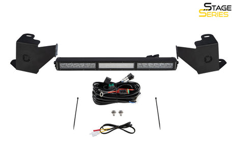 Ensemble de barres lumineuses pour pare-chocs Toyota Tundra Stealth 2022 de Diode Dynamics – Combo ambre