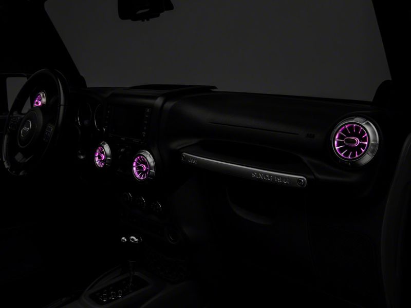 Raxiom 11-18 Jeep Wrangler JK LED Ambient Vent Lighting Kit