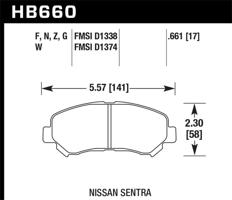 Hawk LTS Street Brake Pads