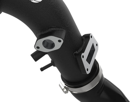 Tuyau de charge à froid en aluminium aFe 19-22 pour Hyundai Veloster N L4 2.0L (t) BladeRunner 2-3/4 po - Noir