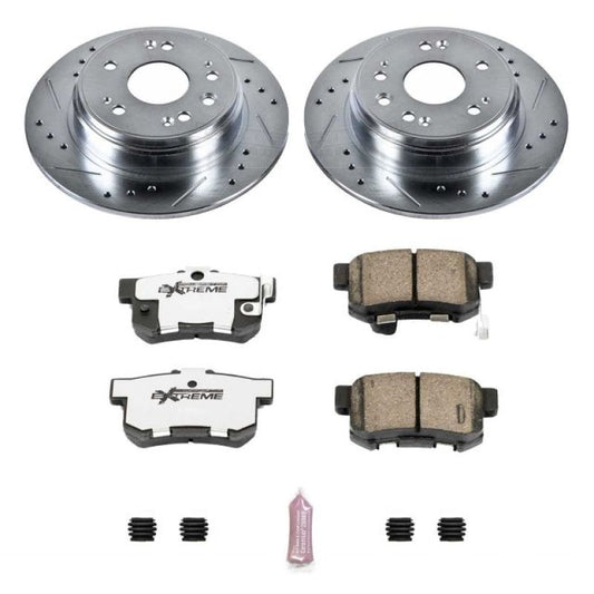 Power Stop 02-04 Honda CR-V Rear Z26 Street Warrior Brake Kit