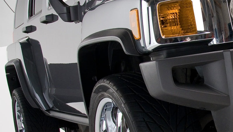 Élargisseurs de pare-chocs Bushwacker 06-10 Hummer H3 de style OE, 4 pièces - Noir
