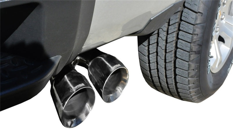 Corsa 14 GMC Sierra/Chevy Silv 1500 Crew Cab/Std. Bed 5.3L V8 Échappement sport poli CB simple face