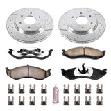 Kit de freins avant Power Stop 90-99 pour camion et remorquage Jeep Cherokee Z36