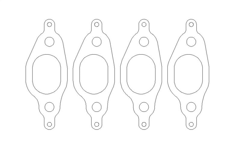 Cometic VW 1.8L 8V 77-99 Exhaust Set .030 inch MLS Head Gasket 1.060 inch X 1.480 inch Port