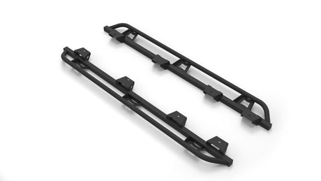Marchepieds coulissants N-Fab Trail 2020 Jeep Wrangler Gladiator JT 4 portes tous les lits - SRW - Noir texturé