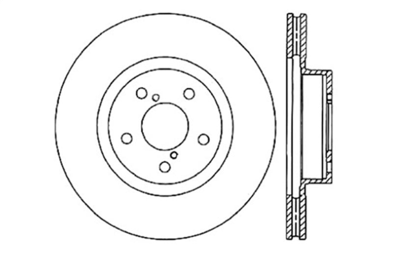 Disque de frein cryogénique sport percé StopTech