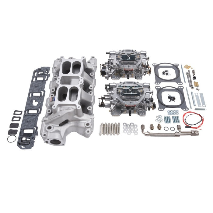 Kit de quadruple RPM Edelbrock Air-Gap 289-302 Ford