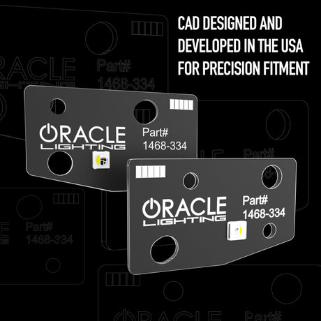 Oracle 2021 Ford Bronco DRL Upgrade w/ Halo Kit - ColorSHIFT w/ RF Controller