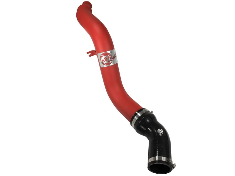 Tube de refroidisseur intermédiaire aFe BladeRunner côté chaud 3 pouces Ram 1500 14-15 EcoDiesel V6-3.0L (td) - Rouge