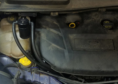 Séparateur d'huile J&amp;L 13-18 Ford Escape 2.0 EcoBoost 2.0 3.0 côté passager - Anodisé noir