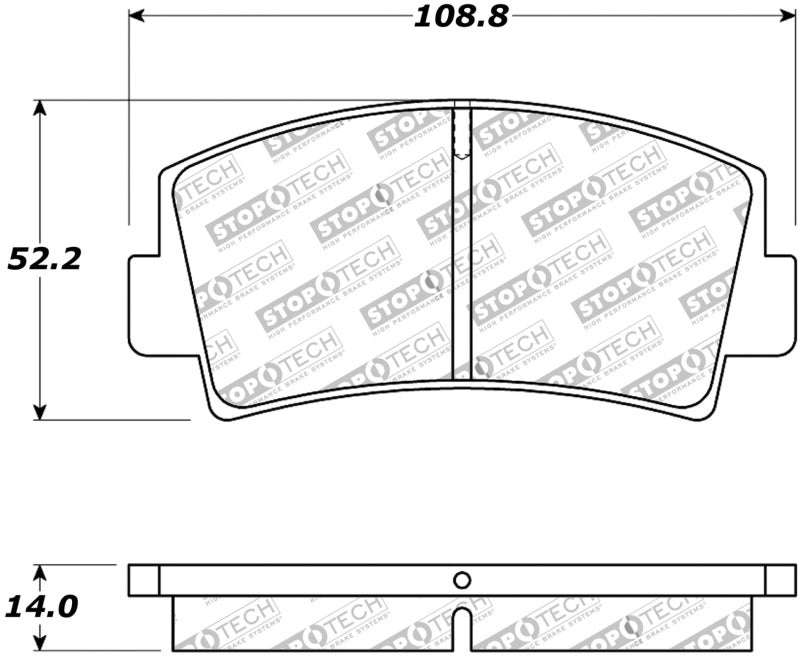 Plaquettes de frein StopTech Performance