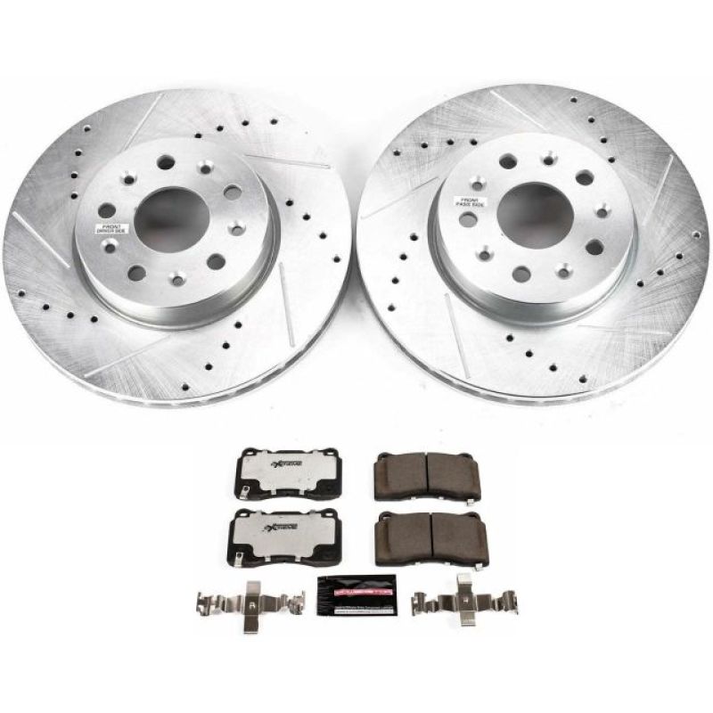 Kit de freins avant Power Stop 16-18 Cadillac CT6 Z26 Street Warrior