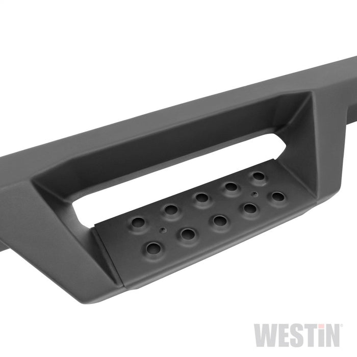 Westin/HDX 16-18 Nissan Titan XD Crew / 17-18 Titan Crew Cab Drop Nerf Step Bars - Textured Black