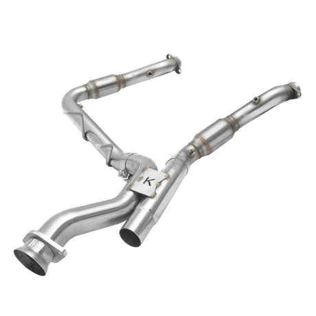 Kooks 17-19 Ford F150 Raptor EcoBoost 3.5L V6 3 pouces en acier inoxydable avec catalyseur vert Turbo Down Pipes