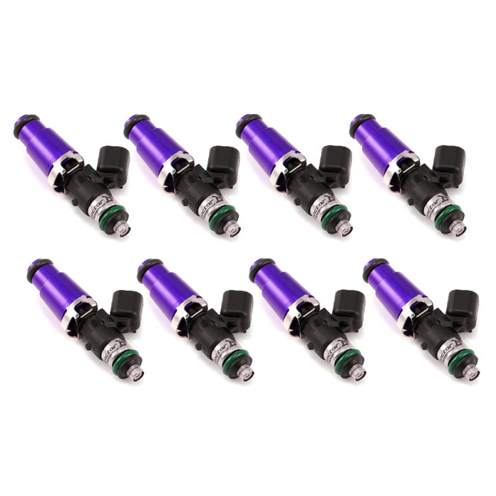 Injecteurs Dynamics 1340cc - Longueur 60 mm - Partie supérieure violette 14 mm - Joint torique inférieur 14 mm (jeu de 8)