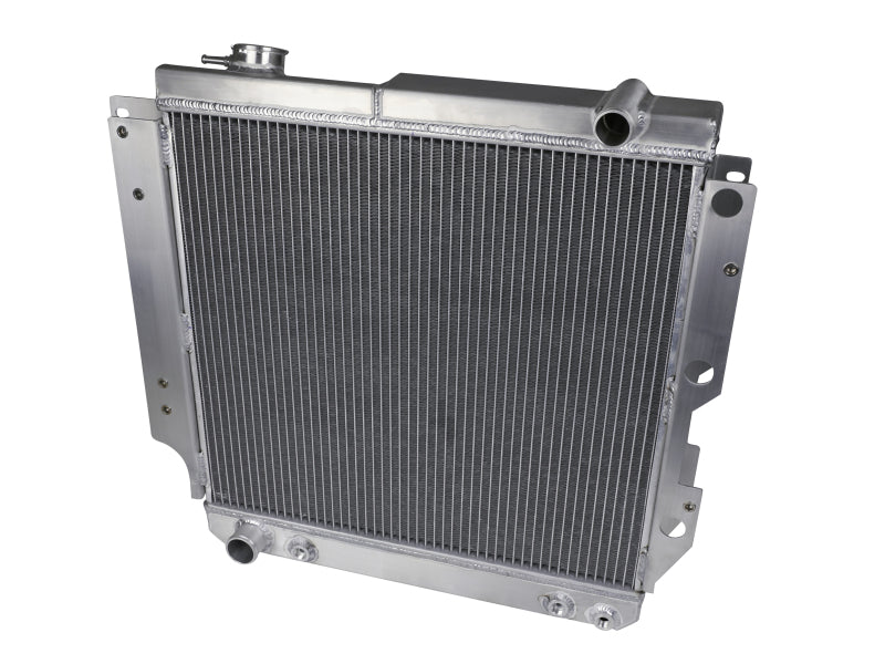 Radiateur tubulaire et à ailettes en aluminium aFe BladeRunner Street Series pour Jeep Wrangler (TJ) L6-4.0L