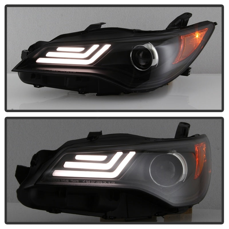 Phares de projecteur Spyder 15-17 Toyota Camry – Noir (PRO-YD-TCAM15-LB-BK)