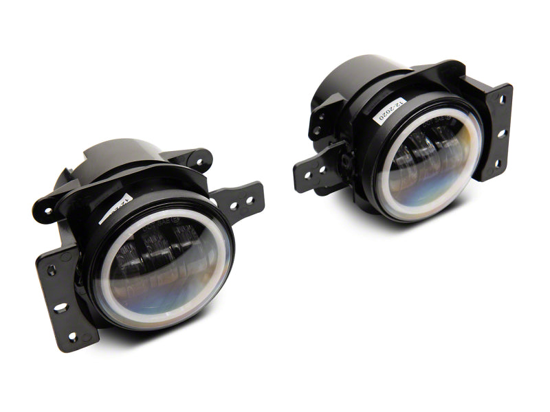 Feux antibrouillard à LED Axial Series avec halo pour Jeep Wrangler JK et JL 20-23 de Raxiom pour Jeep Gladiator JT 07-23