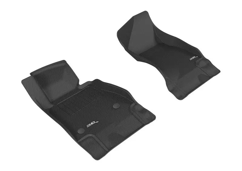 3D MAXpider 2016-2020 Chevrolet Camaro Kagu 1st Row Floormat - Black 3D MAXpider