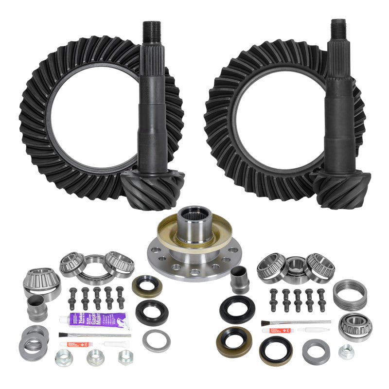 Kit de couronne et pignon Yukon avant et arrière pour différentiel Toyota 8/7,5R (avec blocage d'usine) rapport 4,56