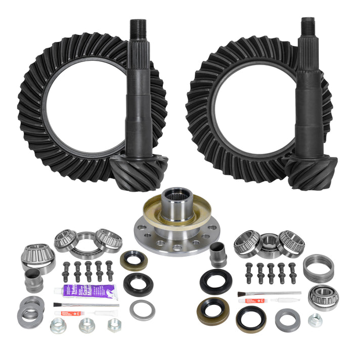 Kit de couronne et pignon Yukon avant et arrière pour différentiel Toyota 8/7,5R (avec blocage d'usine) rapport 4,88