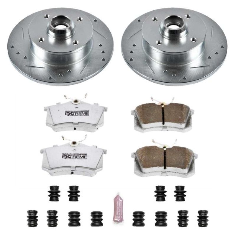 Kit de freins arrière Power Stop 99-02 Volkswagen Cabrio Z26 Street Warrior