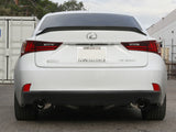 aFe POWER Takeda 16-17 Lexus IS200t L4-2.0L (t) 2.5in-3in 304 SS CB Échappement avec embouts noirs