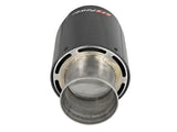 Embouts d'échappement de remplacement d'origine en fibre de carbone aFe MACH Force-XP 4-1/2 pouces - Dodge Charger/Hellcat 15-19