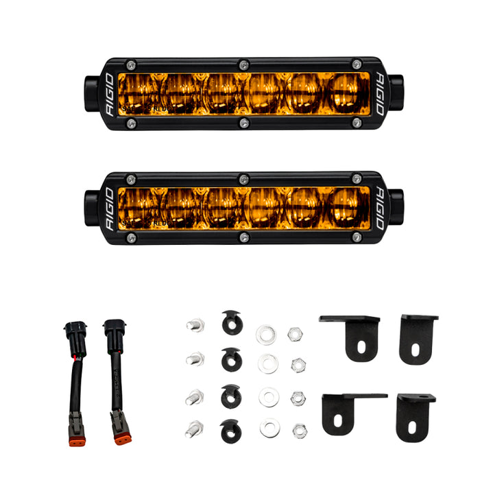 Kit de feux antibrouillard jaune sélectif pour Toyota Tundra 6 po SR-Series 2022+ de Rigid Industries