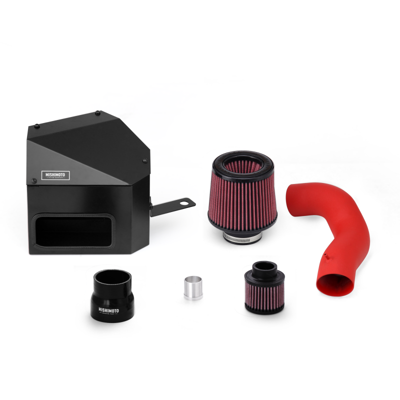 Mishimoto 15-16 VW Golf/GTI 1.8L/2.0L Performance Air Intake Kit - Wrinkle Red