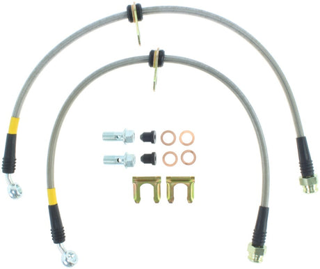 Conduites de frein avant en acier inoxydable StopTech 04-07 STi et 06-07 WRX
