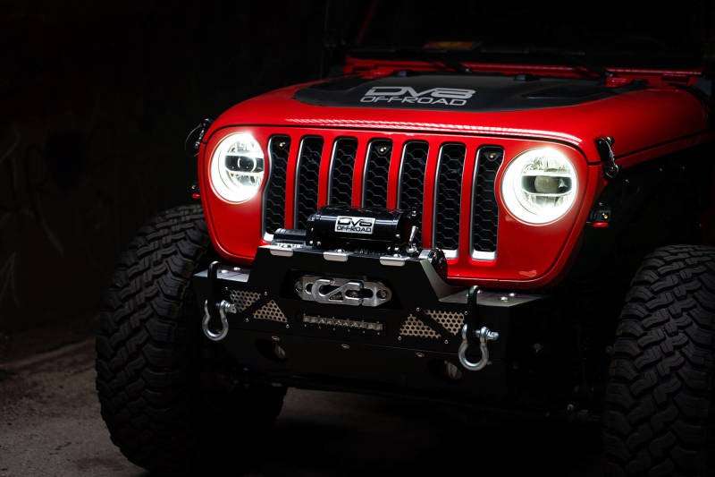 Phares de projecteur à LED DV8 Offroad 2018+ Jeep Wrangler JL/Gladiator