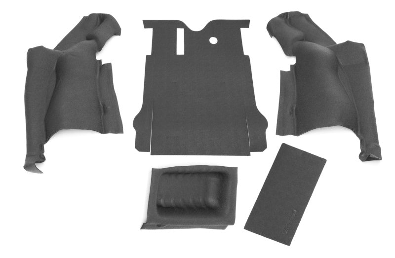 BedRug 07-10 Jeep JK 2Dr Rear 5pc BedTred Cargo Kit (Incl Tailgate & Tub Liner)