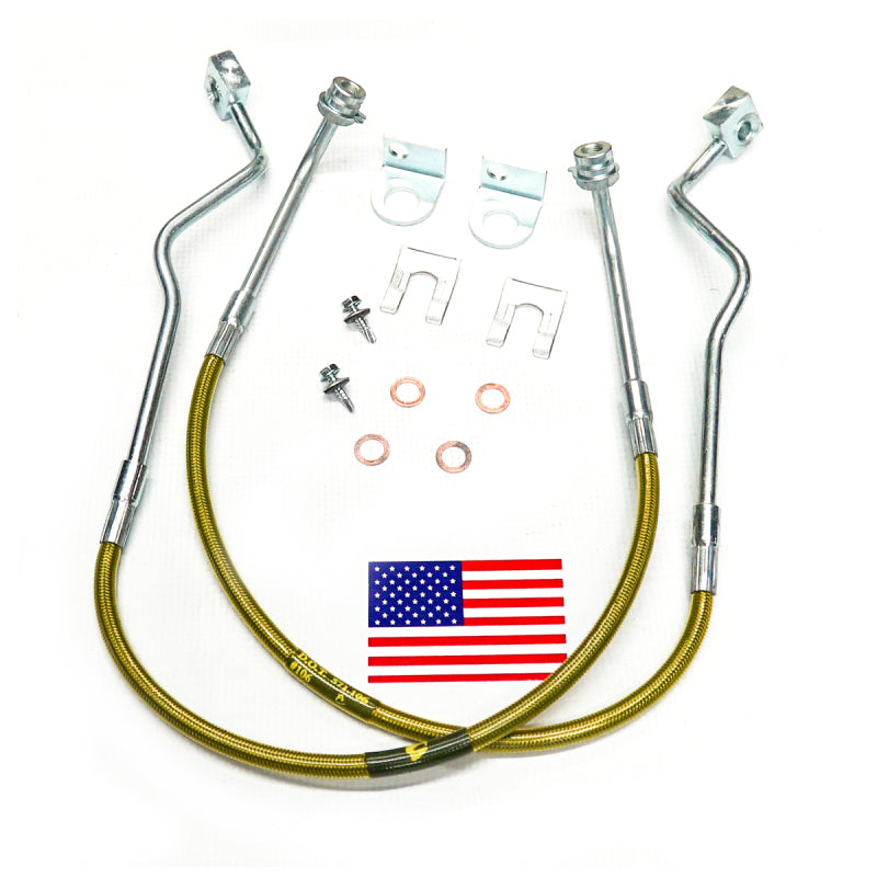 Superlift 1986 Ford Ranger/Bronco II avec kit de levage de 4 à 6 pouces (paire) Flexibles de frein à l'épreuve des balles