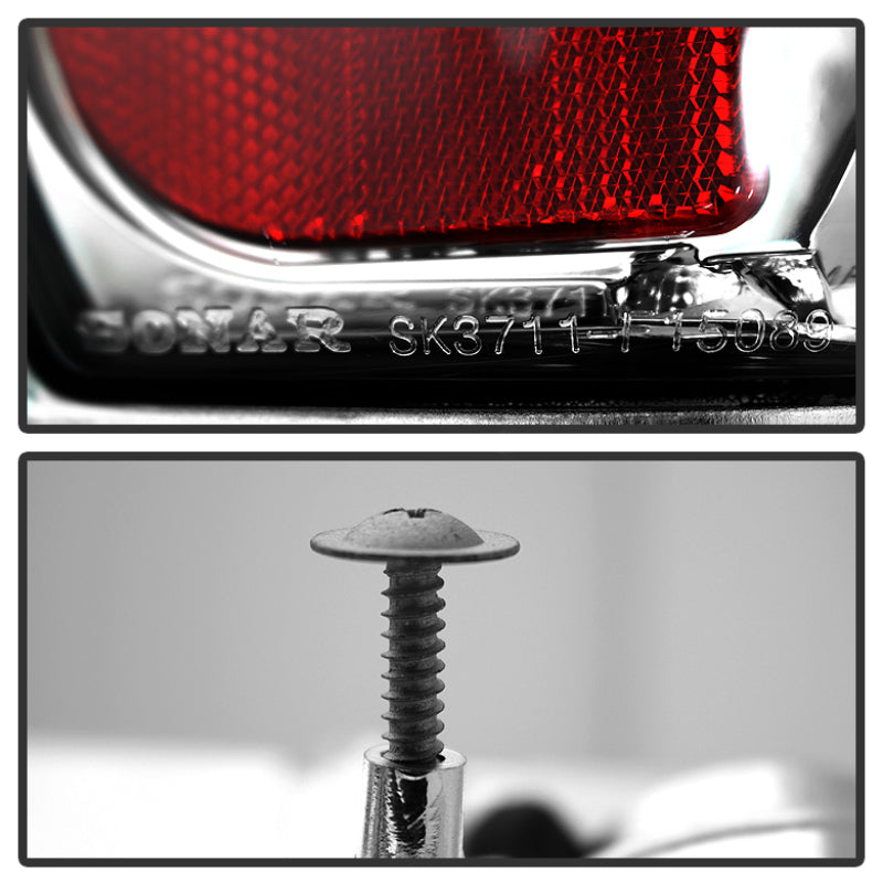 Feux arrière de style européen chromés pour Ford F150 Spyder 87-96/Ford Bronco 88-96 ALT-YD-FF15089-C