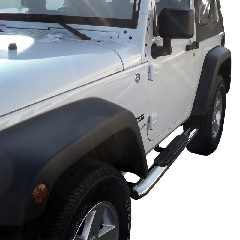 Westin 2007-2017 Jeep Wrangler 2 portes PRO TRAXX 4 marchepieds ovales Nerf - SS