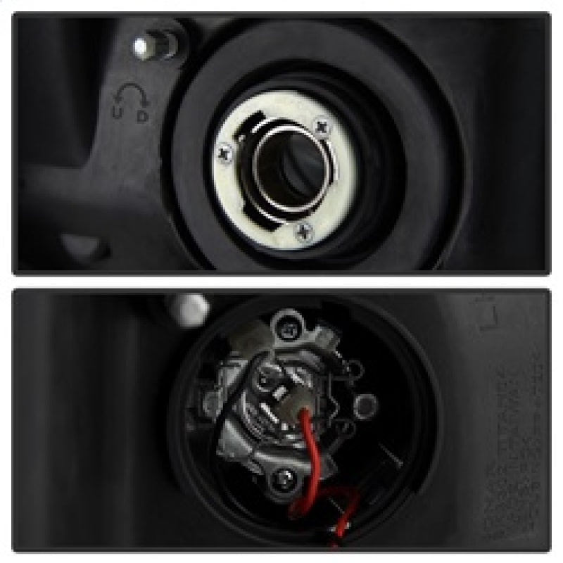 Phares de projecteur Spyder Nissan Titan 04-14/Armada 04-07 LED Halo LED Chrm PRO-YD-NTI04-HL-C