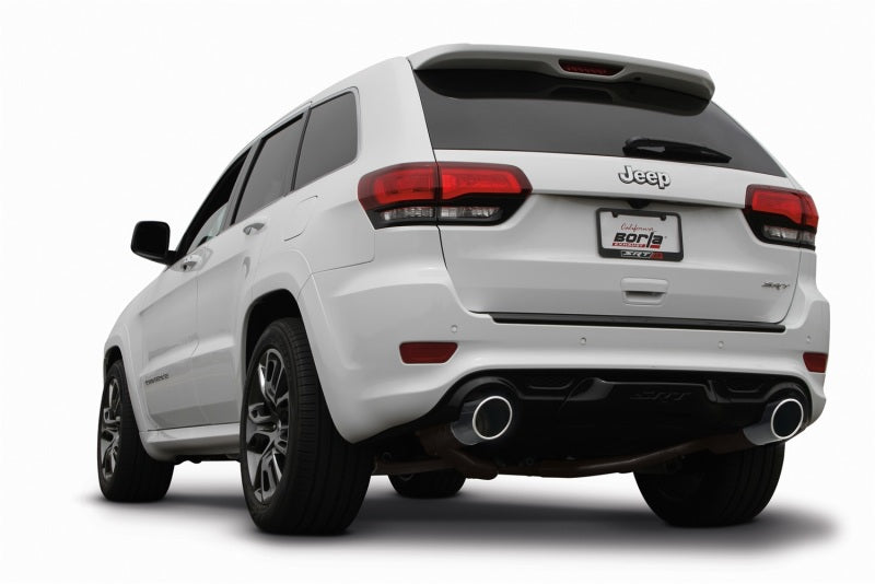 Échappement Catback à double sortie ronde roulée Borla 2015 Jeep Grand Cherokee SRT8 ATAK