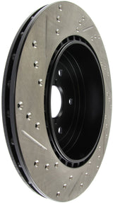 Disque de frein sport rainuré et percé StopTech 08+ Subaru STI (ne convient pas aux modèles 05-07)