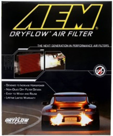 Filtre à air DryFlow AEM 11 Jeep Grand Cherokee / 11 Durango 9,625 po O/SL x 8,875 po O/SW x 2,375 po H