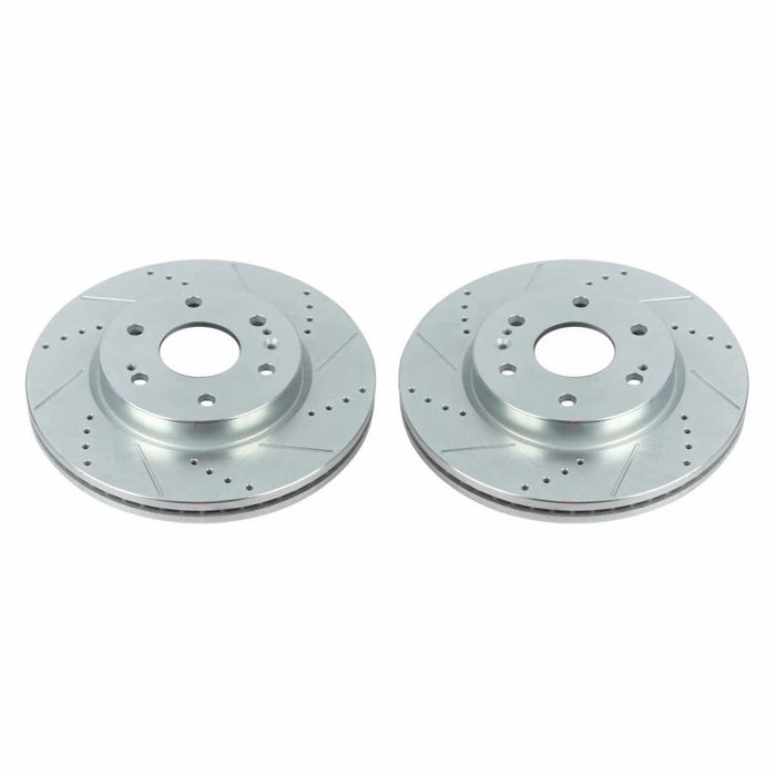 Disques de frein avant Power Stop 19-20 Evolution percés et fendus pour Chevrolet Silverado 1500 - Paire