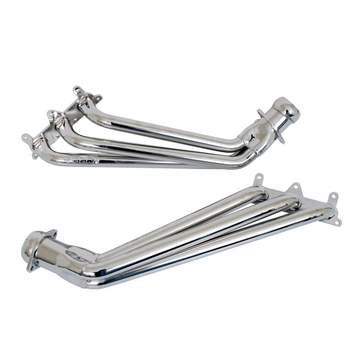 Collecteurs d'échappement à tube long BBK 10-11 Camaro V6 avec convertisseurs - 1-5/8 Chrome